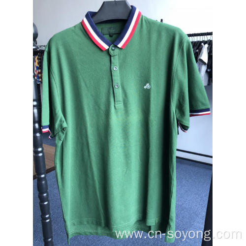 Short Sleeve Polo Shirts Men's Solid Pique Polo Shirt Aldo Conti Mexico Supplier